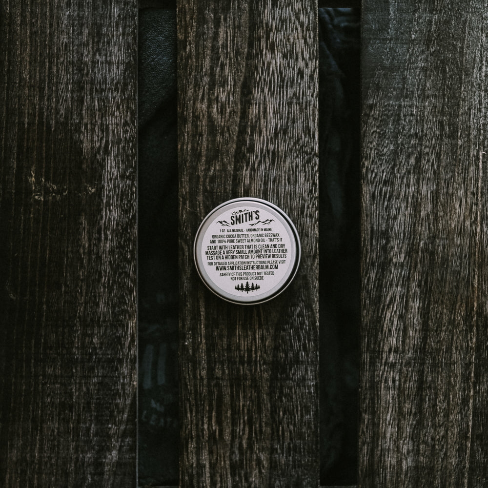 Smith's leather balm- 1 oz tin