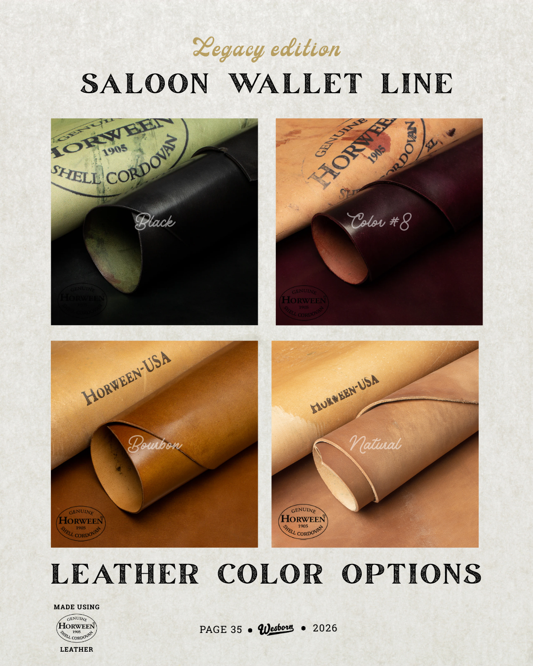 Saloon Billfold - LEGACY EDITION