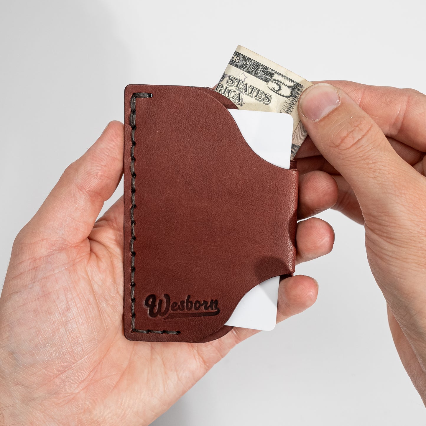 Saloon card wallet - Premium Leather Wallet