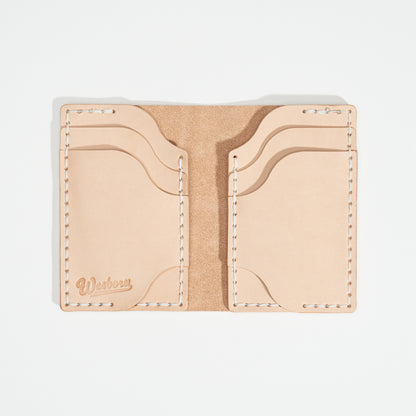 DUEL SALOON - vertical bifold wallet