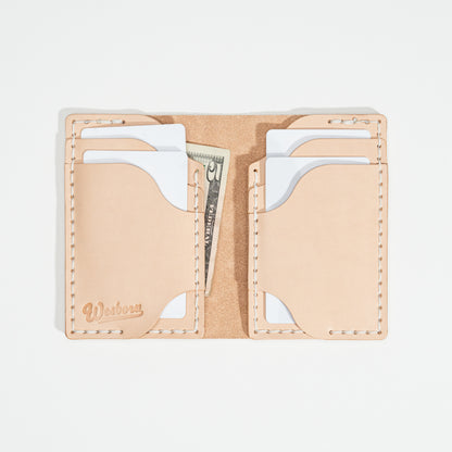 DUEL SALOON - vertical bifold wallet