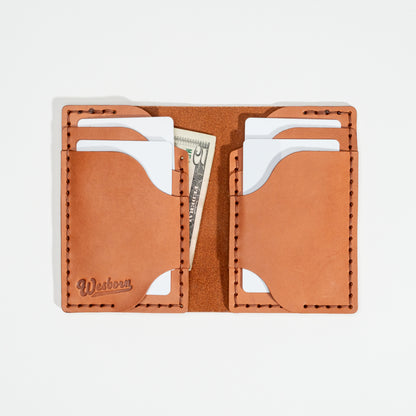 DUEL SALOON - vertical bifold wallet