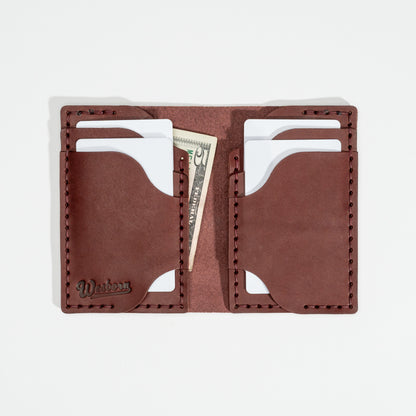 DUEL SALOON - vertical bifold wallet