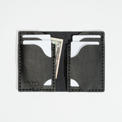 DUEL SALOON - vertical bifold wallet
