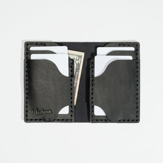 DUEL SALOON - vertical bifold wallet