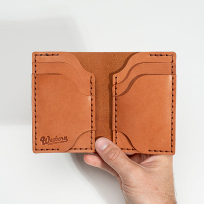 DUEL SALOON - vertical bifold wallet