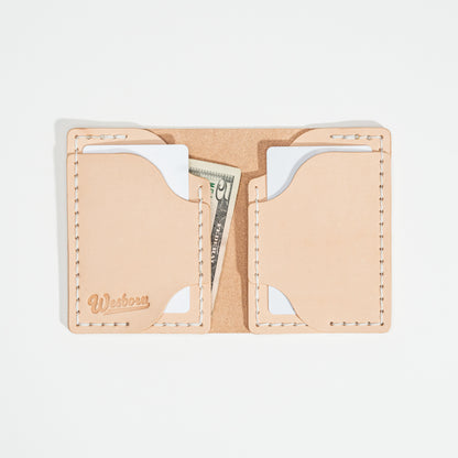 SALOON BILFOLD - vertical minimalist wallet