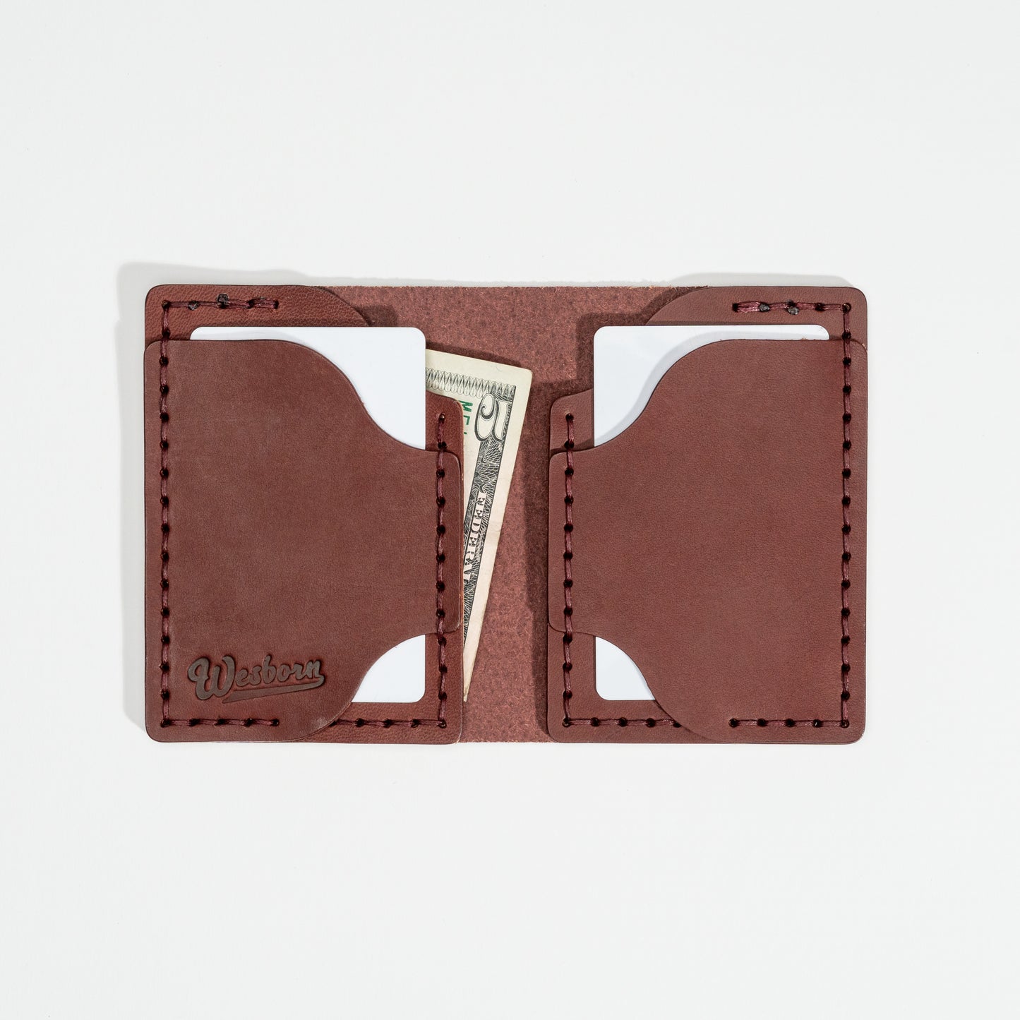 SALOON BILFOLD - vertical minimalist wallet