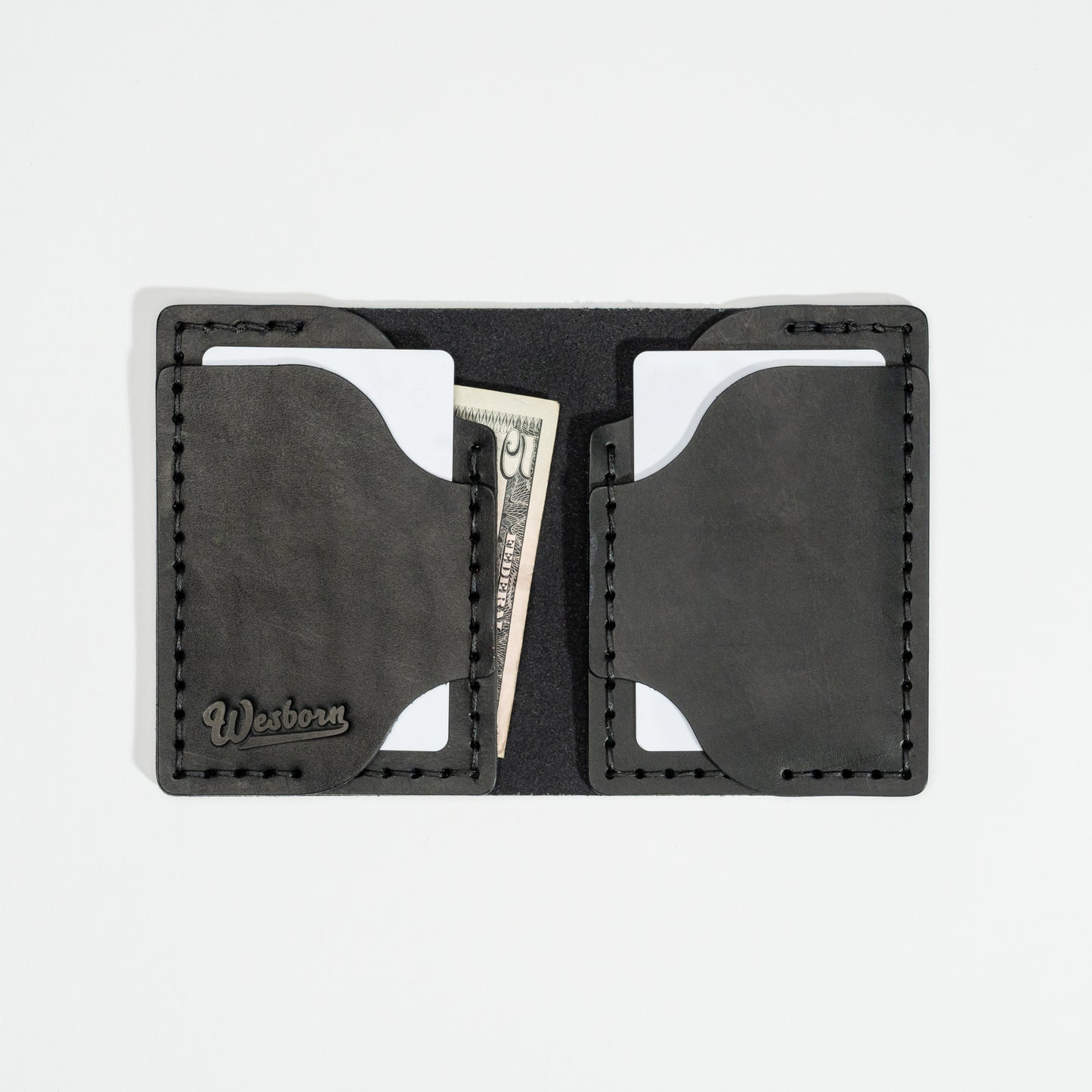 SALOON BILFOLD - vertical minimalist wallet