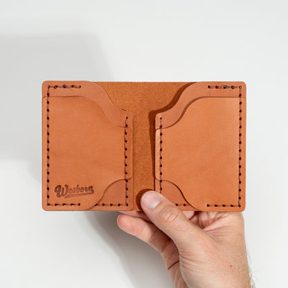 SALOON BILFOLD - vertical minimalist wallet