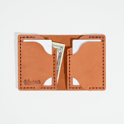 SALOON BILFOLD - vertical minimalist wallet