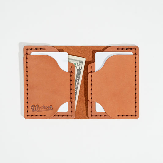 SALOON BILFOLD - vertical minimalist wallet