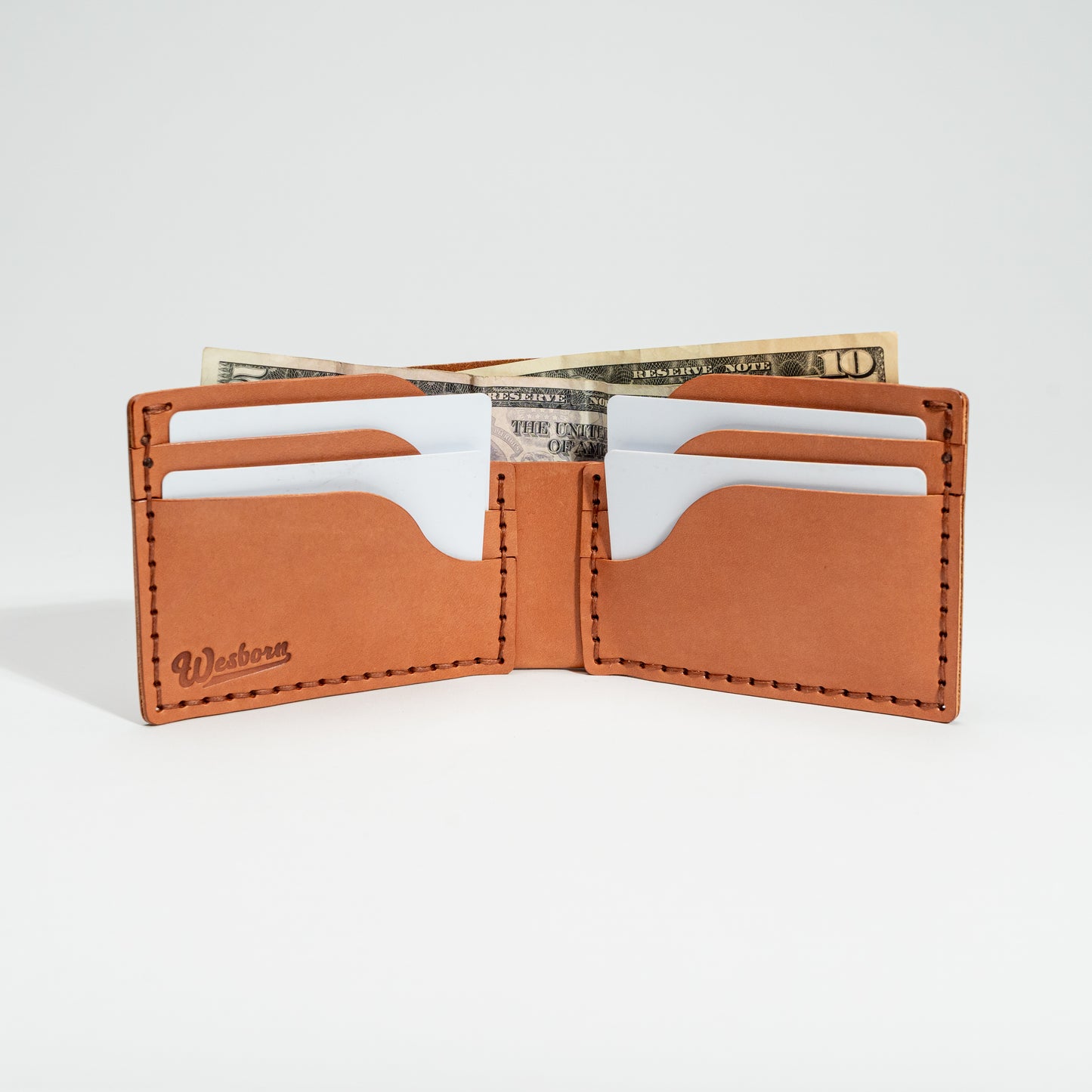 SALOON BILLFOLD - Slim traditional leather wallet
