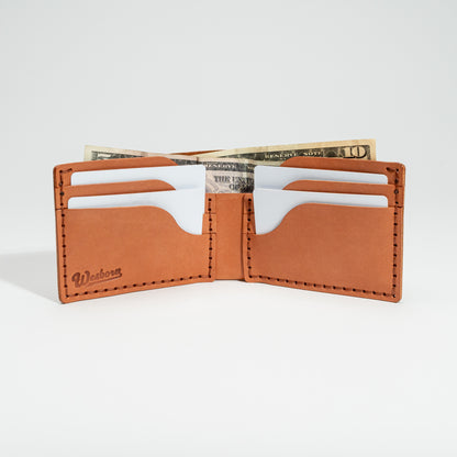 SALOON BILLFOLD - Slim traditional leather wallet
