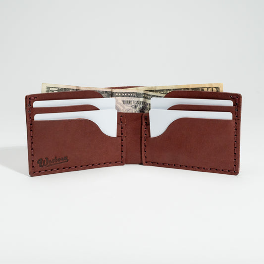 SALOON BILLFOLD - Slim traditional leather wallet