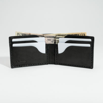 SALOON BILLFOLD - Slim traditional leather wallet