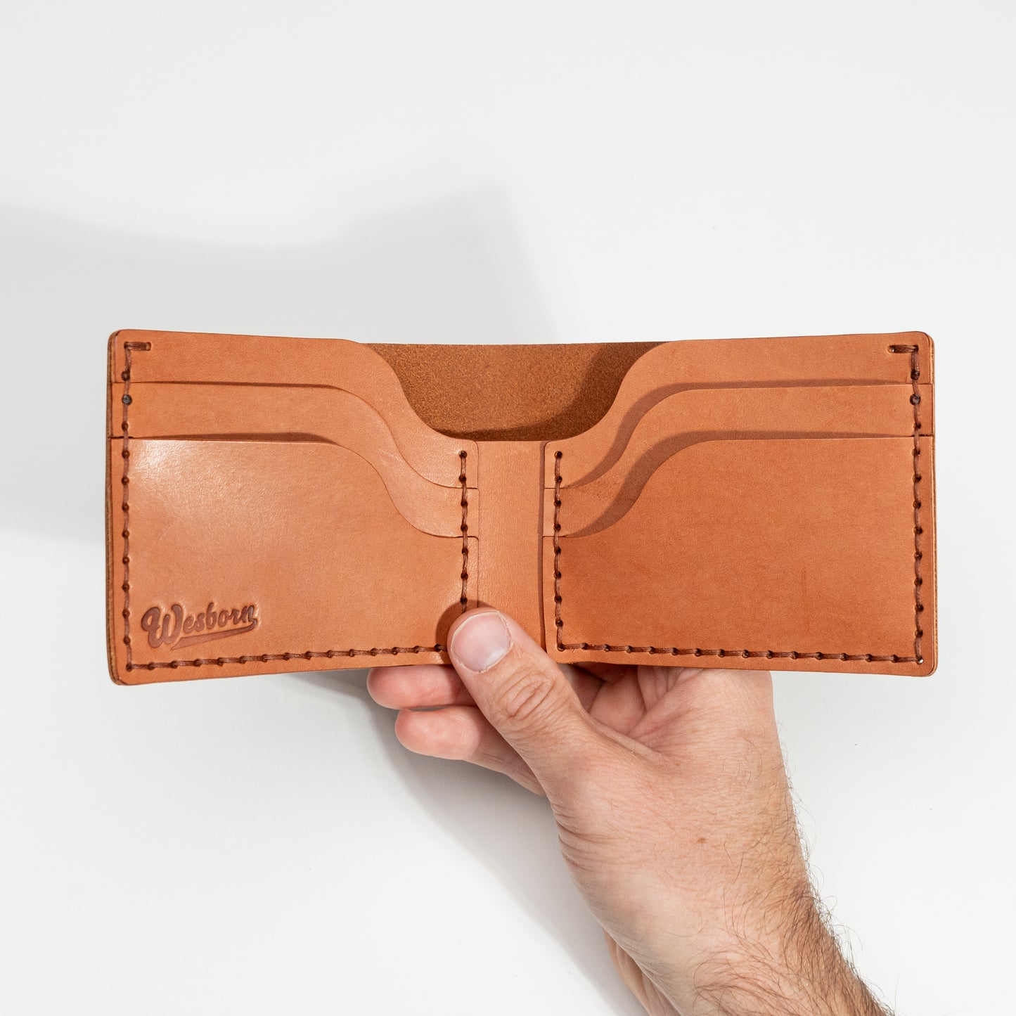 SALOON BILLFOLD - Slim traditional leather wallet
