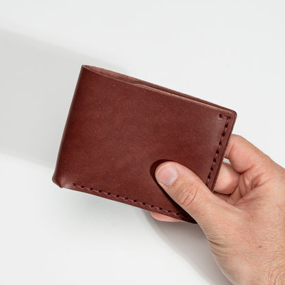 SALOON BILLFOLD - Slim traditional leather wallet